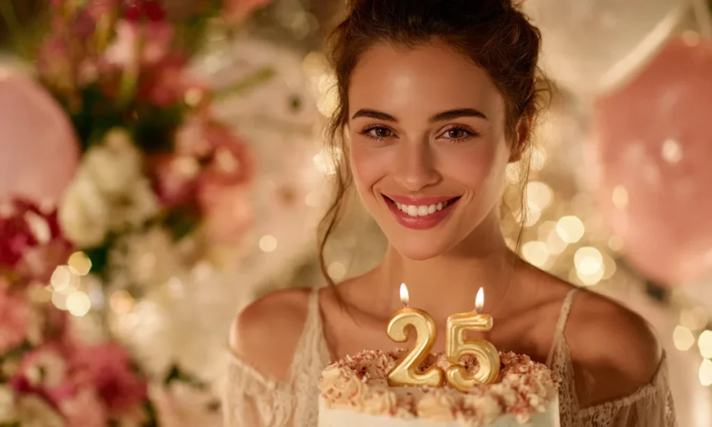 Happy 25th Birthday Wishes for Her